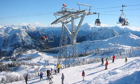 Skijanja Austrija skiarena Nassfeld žičara