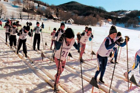Bjelolasica skijaško trčanje