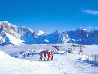 Passo di Cereda pogled na stazu i skijalište