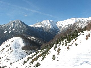 Skijanje Ślovenija Krvavec panorama planine