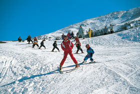 Skijanje Austrija Saalbach škola skijanja