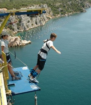 Zaton kod Šibenika bungee jumping, apartmani, sobe, smještaj, ljetovanje Zaton